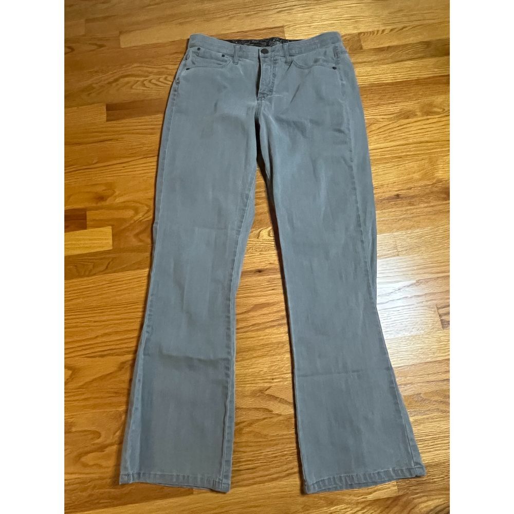 Vintage Lee Comfort Waistband Gray bootcut jeans 12 M button back pockets Mint
